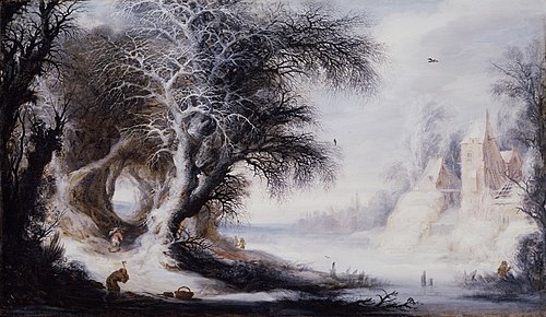 Winter Landscape, 1600, Gijsbrecht Leytens