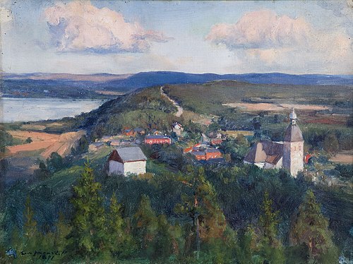 Landscape from Kangasala, 1891, Eero Järnefelt