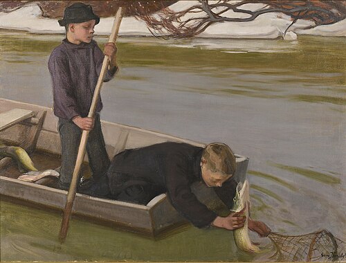 Boys Fishing, , Eero Järnefelt