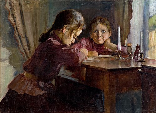 Siblings, 1890, Eero Järnefelt