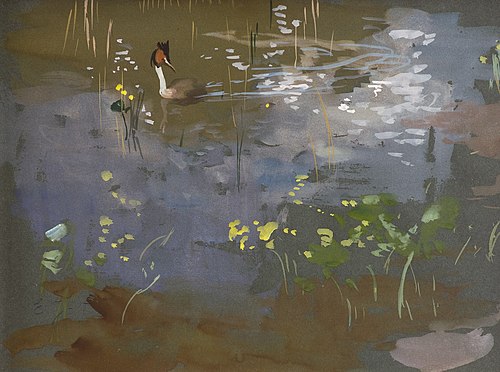 Great Crested Grebe, , Eero Järnefelt