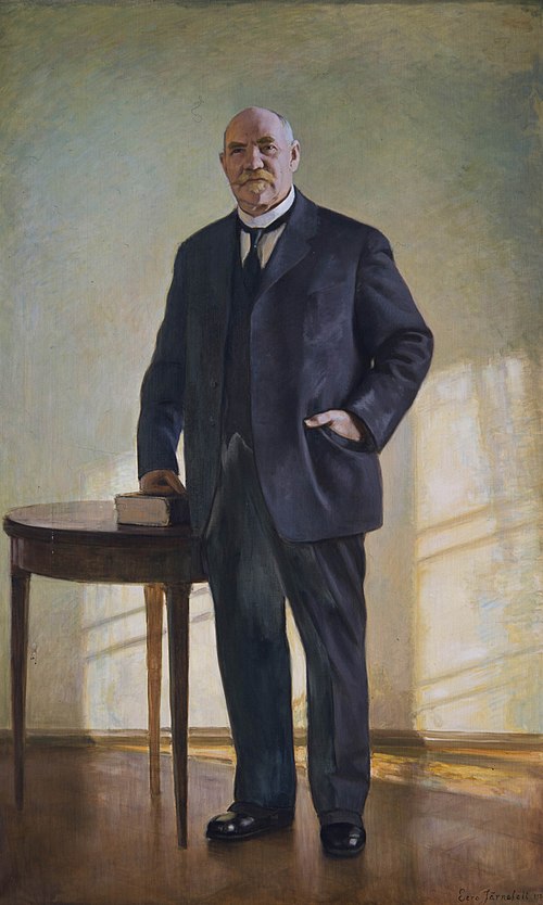 Portrait of Pehr Evind Svinhufvud, 1933, Eero Järnefelt