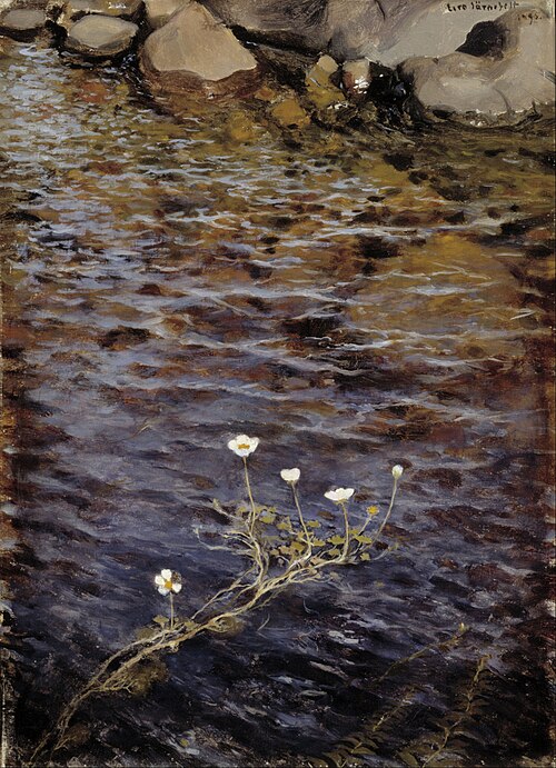 Pond Water Crowfoot ; Pond Weed, 1895, Eero Järnefelt