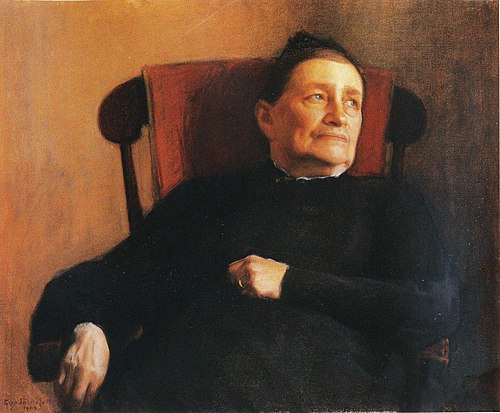 Portrait of Amalia Järnefelt, 1904, Eero Järnefelt