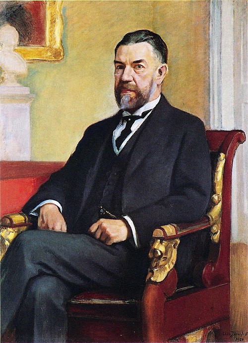 Portrait of Anders Donner, 1926, Eero Järnefelt