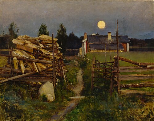 Summer Night Moon, 1889, Eero Järnefelt
