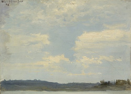 Lake Under a Cloudy Sky, 1886, Eero Järnefelt