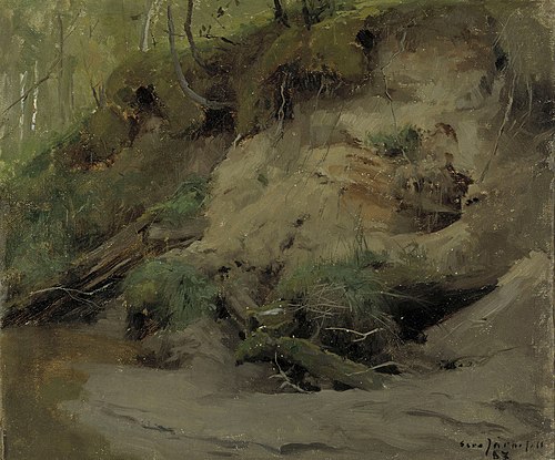 Forest with a Sandy Slope, 1887, Eero Järnefelt