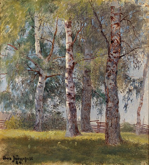 Björkar, 1884, Eero Järnefelt