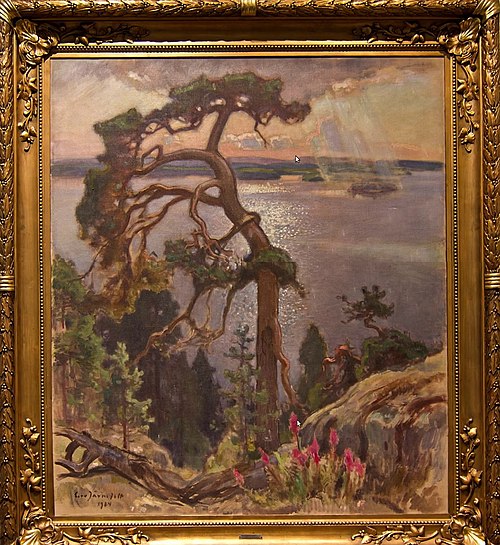 View from Koli, 1924, Eero Järnefelt