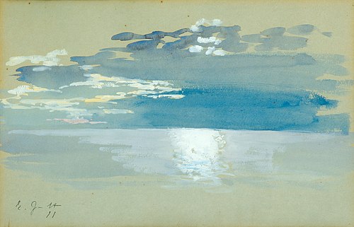 Silver moon, 1911, Eero Järnefelt