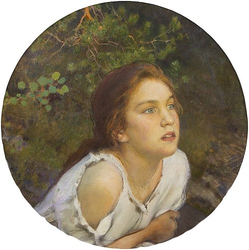 Forest Girl, 1894, Eero Järnefelt