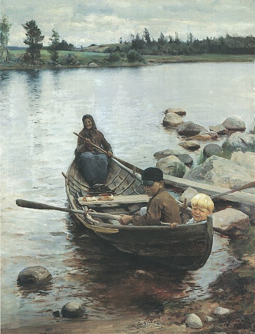 The Savo Boat, 1888, Eero Järnefelt