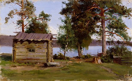 Chimneyless Sauna, 1888, Eero Järnefelt