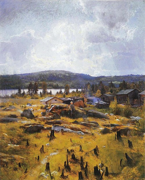 A Day in July, 1891, Eero Järnefelt