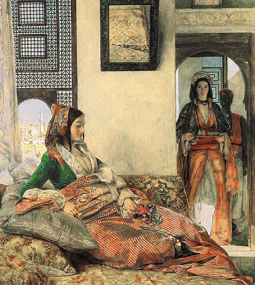 An Armenian lady, Cairo - The love missive., 1855, John Frederick Lewis