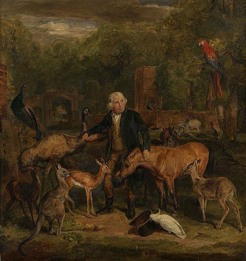 John Clark(e) with the animals at Sandpit Gate, 1825, John Frederick Lewis