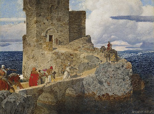 Moorish Tower on the Spanish coast, , Alexander Rothaug