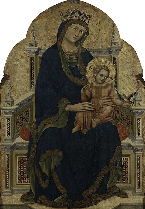 Virgin and Child Enthroned, 1355, Guariento di Arpo