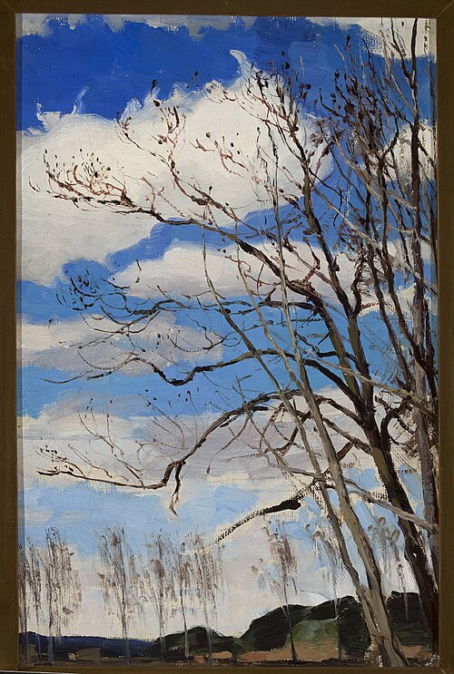 Trees against the sky, 1899, Ferdynand Ruszczyc