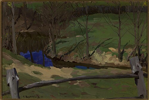 Landscape study in Bohdanów, 1900, Ferdynand Ruszczyc