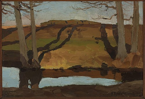 Landscape – stream, 1900, Ferdynand Ruszczyc