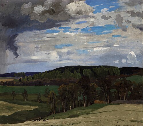 Landscape with Clouds, 1900, Ferdynand Ruszczyc