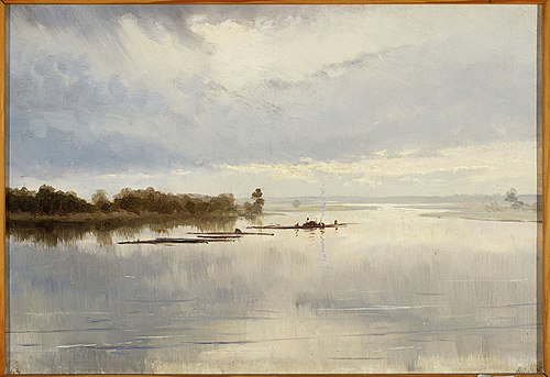 Paysage de la rivière., 1895, Ferdynand Ruszczyc