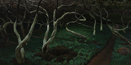Old apple trees., 1903, Ferdynand Ruszczyc