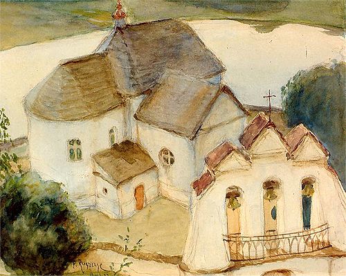 Kościół w Wiszniewie, 1902, Ferdynand Ruszczyc