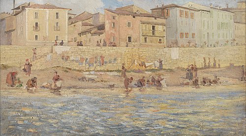 The River Liri. Italy, 1883, Theodor Philipsen