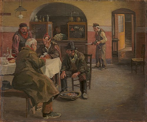 Gæstgiveriet i Sora, 1883, Theodor Philipsen