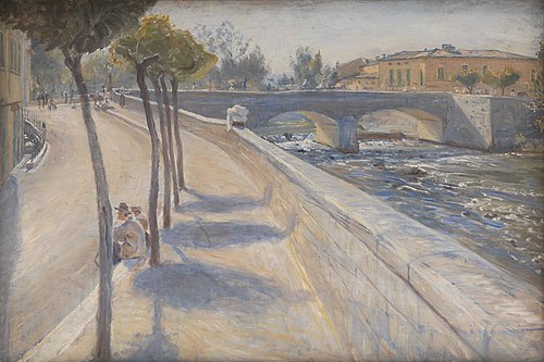 The River Liri, Italy, 1902, Theodor Philipsen
