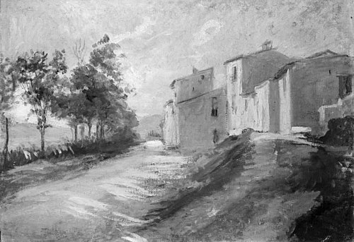 Road near Sulmona, Italy, 1907, Theodor Philipsen