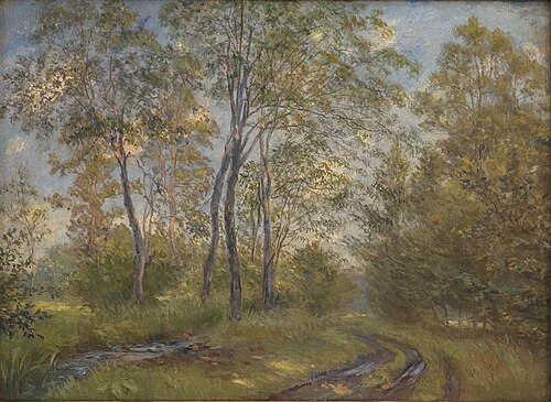 A River near Meilgård Manor, Jutland, 1894, Theodor Philipsen