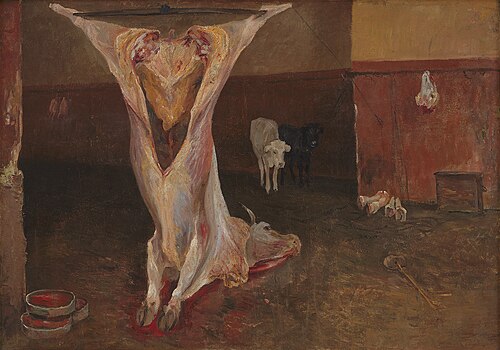 Carcase of an Ox. Rome, 1883, Theodor Philipsen