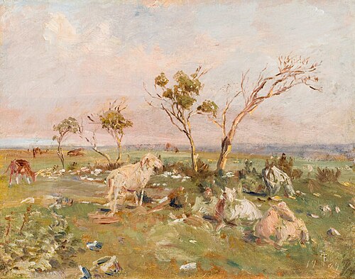 Får på Saltholm, 1909, Theodor Philipsen