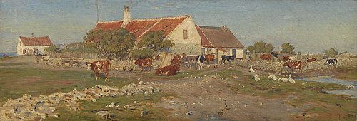Nyværk på Saltholm, 1885, Theodor Philipsen