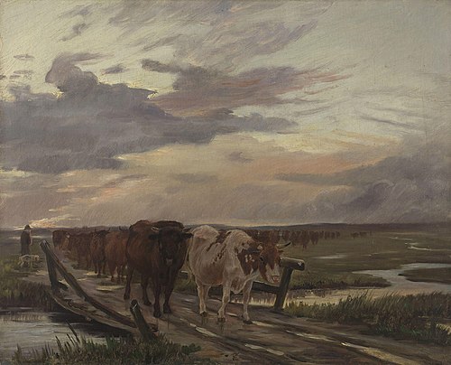 A Cow-drove, 1870, Theodor Philipsen