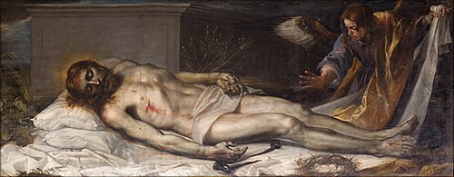 The body of the dead Christ on his shroud, 1658, Mateo Cerezo