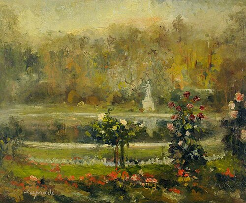 Scene in a Garden, , Victor de Laprade
