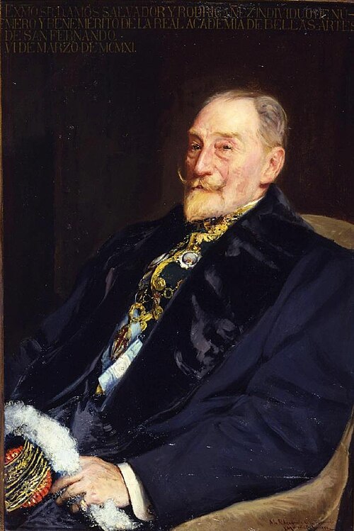 Amós Salvador Rodrigáñez, 1911, José Moreno Carbonero