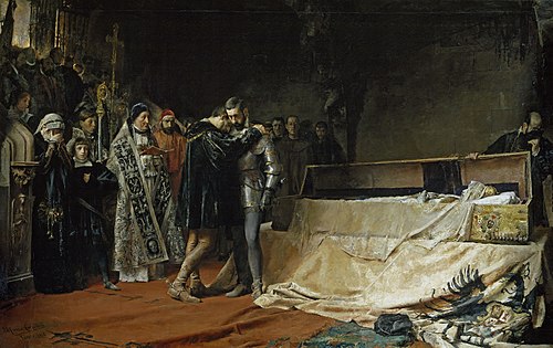The Conversion of the Duke of Gandía, 1884, José Moreno Carbonero