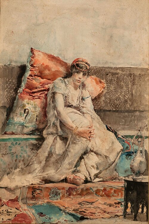 Odalisca, , José Moreno Carbonero