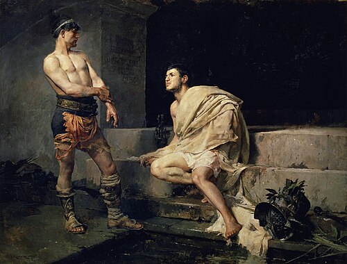 The Gladiators, 1882, José Moreno Carbonero