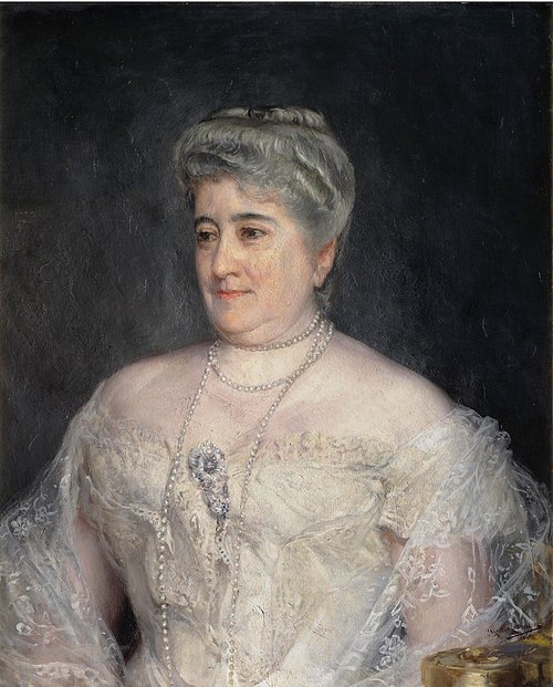 Purificación Fontán marquesa viuda del Pazo de la Merced, 1906, José Moreno Carbonero