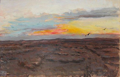 Ruinas de Numancia, 1911, José Moreno Carbonero