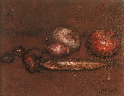 Still Life with Herring, 1910, Isidre Nonell