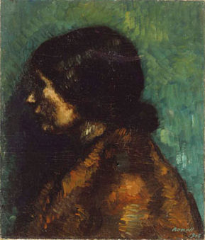 Cabeza de gitana (Gipsy Woman's Head), 1906, Isidre Nonell