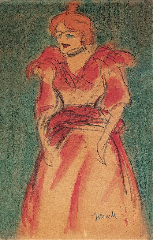 Cabaret Singer, 1897, Isidre Nonell